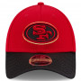 San Francisco 49ers New Era 9FORTY Sideline Road OTC Stretch Snap Cappellino