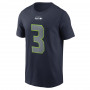 Russell Wilson 3 Seattle Seahawks Nike Name & Number T-shirt