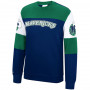 Dallas Mavericks Mitchell & Ness Perfect Season Crew Fleece pulover