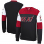 Miami Heat Mitchell & Ness Perfect Season Crew Fleece pulover