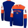 New York Knicks Mitchell & Ness Perfect Season Crew Fleece pulover