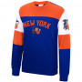 New York Knicks Mitchell & Ness Perfect Season Crew Fleece maglione