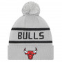 Chicago Bulls New Era Jake Graphite Bobble cappello invernale