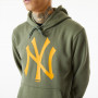 New York Yankees New Era Seasonal Team Logo pulover sa kapuljačom
