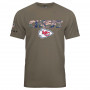 Kansas City Chiefs New Era Camo Wordmark T-Shirt