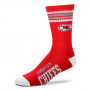 Kansas City Chiefs For Bare Feet Graphic 4-Stripe Deuce Socken 