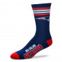 New England Patriots For Bare Feet Graphic 4-Stripe Deuce Socken 