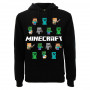 Minecraft Creeper otroški pulover s kapuco