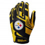 Pittsburgh Steelers Wilson Stretch Fit Receivers Youth Kinder Handschuhe