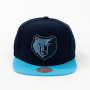 Memphis Grizzlies Mitchell and Ness Team 2 Tone 2.0 Cappellino