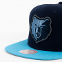 Memphis Grizzlies Mitchell and Ness Team 2 Tone 2.0 Cappellino