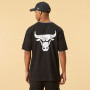 Chicago Bulls New Era Distressed Graphic Oversized T-Shirt