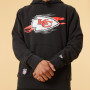 Kansas City Chiefs New Era Tear Logo pulover sa kapuljačom