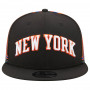 New York Knicks New Era 9FIFTY NBA 2021/22 City Edition Official kačket