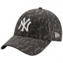 New York Yankees New Era 9FORTY All Over Camo Graphite Cappellino