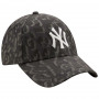 New York Yankees New Era 9FORTY All Over Camo Graphite Mütze