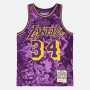 Shaquille O'Neal 34 Los Angeles Lakers 1996-97 Mitchell and Ness Asian Heritage CNY 4.0 Swingman Trikot
