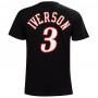 Allen Iverson 3 Philadelphia 76ers Mitchell and Ness HWC T-Shirt