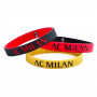 AC Milan 3x Silikon Armband