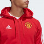 Manchester United Adidas 3S Full-Zip Kapuzenjacke