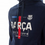 FC Barcelona Text maglione con cappuccio