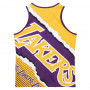 Los Angeles Lakers Mitchell and Ness Jumbotron 2.0 Sublimated Tank T-Shirt