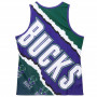 Milwaukee Bucks Mitchell and Ness Jumbotron 2.0 Sublimated Tank T-Shirt