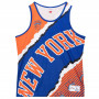 New York Knicks Mitchell and Ness Jumbotron 2.0 Sublimated Tank T-Shirt