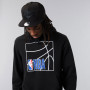 NBA New Era Basketball Logo Court pulover s kapuco
