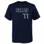 Luka Dončić 77 Dallas Mavericks Flat Replica Kinder T-Shirt