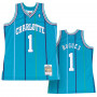 Muggsy Bogues 1 Charlotte Hornets 1992-93 Mitchell and Ness Swingman maglia