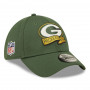 Green Bay Packers New Era 39THIRTY 2022 Official Sideline Coach Flex Cappellino
