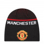 Manchester United New Era Engineered Black Skull cappello invernale