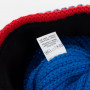 SLO cappello invernale con pompon Blue-Red