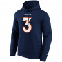 Russell Wilson 3 Denver Broncos Graphic pulover sa kapuljačom