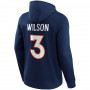 Russell Wilson 3 Denver Broncos Graphic pulover sa kapuljačom