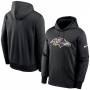 Baltimore Ravens Nike Prime Logo Therma pulover s kapuco