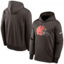 Cleveland Browns Nike Prime Logo Therma pulover s kapuco