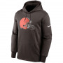 Cleveland Browns Nike Prime Logo Therma Kapuzenpullover Hoody