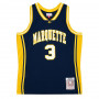 Dwyne Wade 3 Marquette University 2002-03 Mitchell and Ness Swingman Collegiate dres