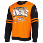 Cincinnati Bengals Mitchell and Ness All Over Crew 2.0 Pullover