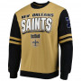 New Orleans Saints Mitchell and Ness All Over Crew 2.0 maglione