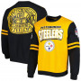 Pittsburgh Steelers Mitchell and Ness All Over Crew 2.0 Pullover