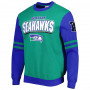 Seattle Seahawks Mitchell and Ness All Over Crew 2.0 pulover