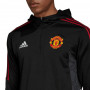 Manchester United Adidas Track maglione con cappuccio
