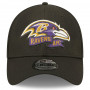 Baltimore Ravens New Era 39THIRTY 2022 Official Sideline Coach Flex kačket