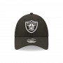 Las Vegas Raiders New Era 9FORTY Half Monogram cappellino
