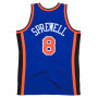 Latrell Sprewell 8 New York Knicks 1998-99 Mitchell and Ness Swingman dres
