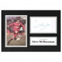 Steve McManaman Signed A4 Photo Display Liverpool Autograph Memorabilia COA