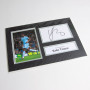 Kolo Toure Signed A4 Photo Display Manchester City Autograph Memorabilia COA